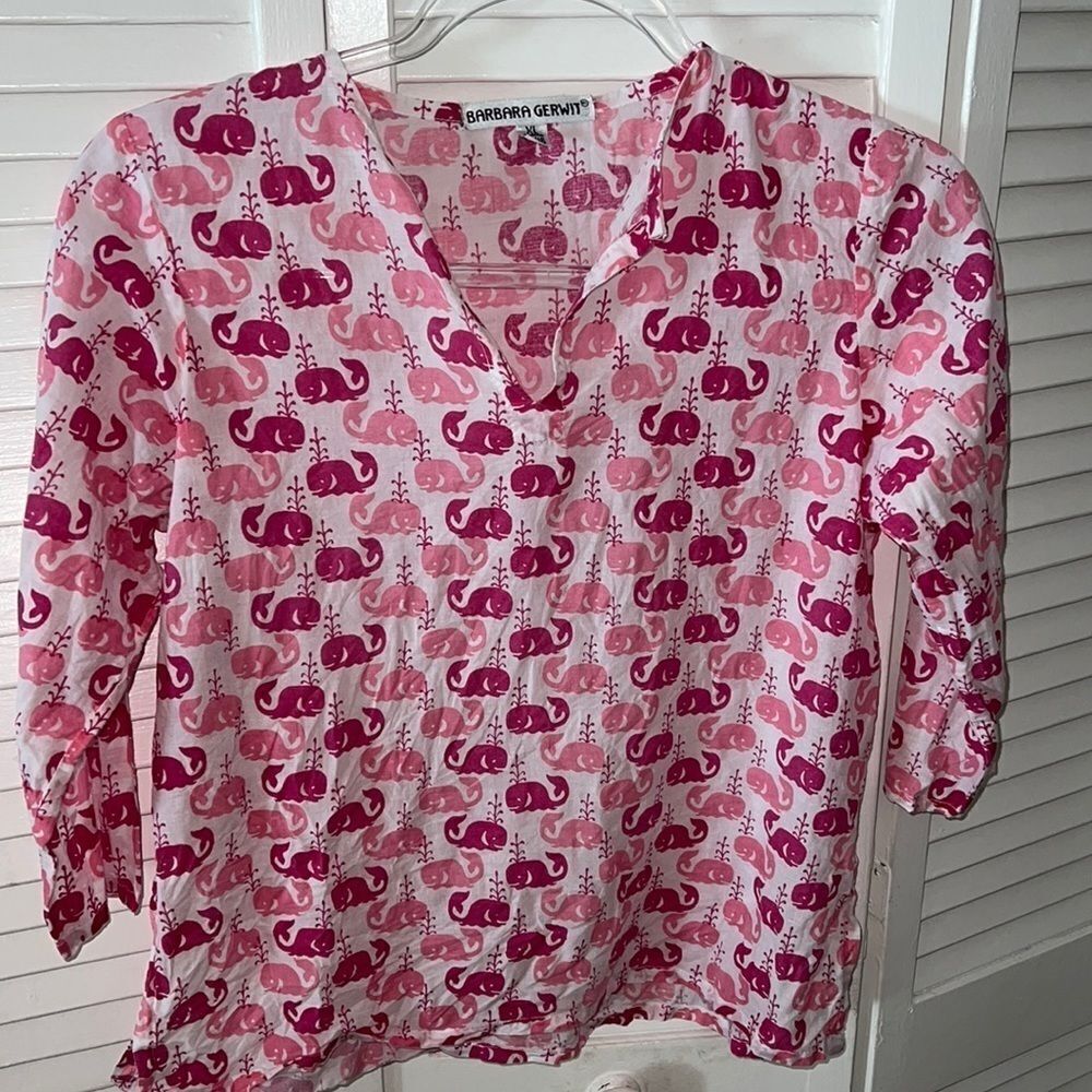 Barbara Gerwit girls elephant tunic girls XL 14/16